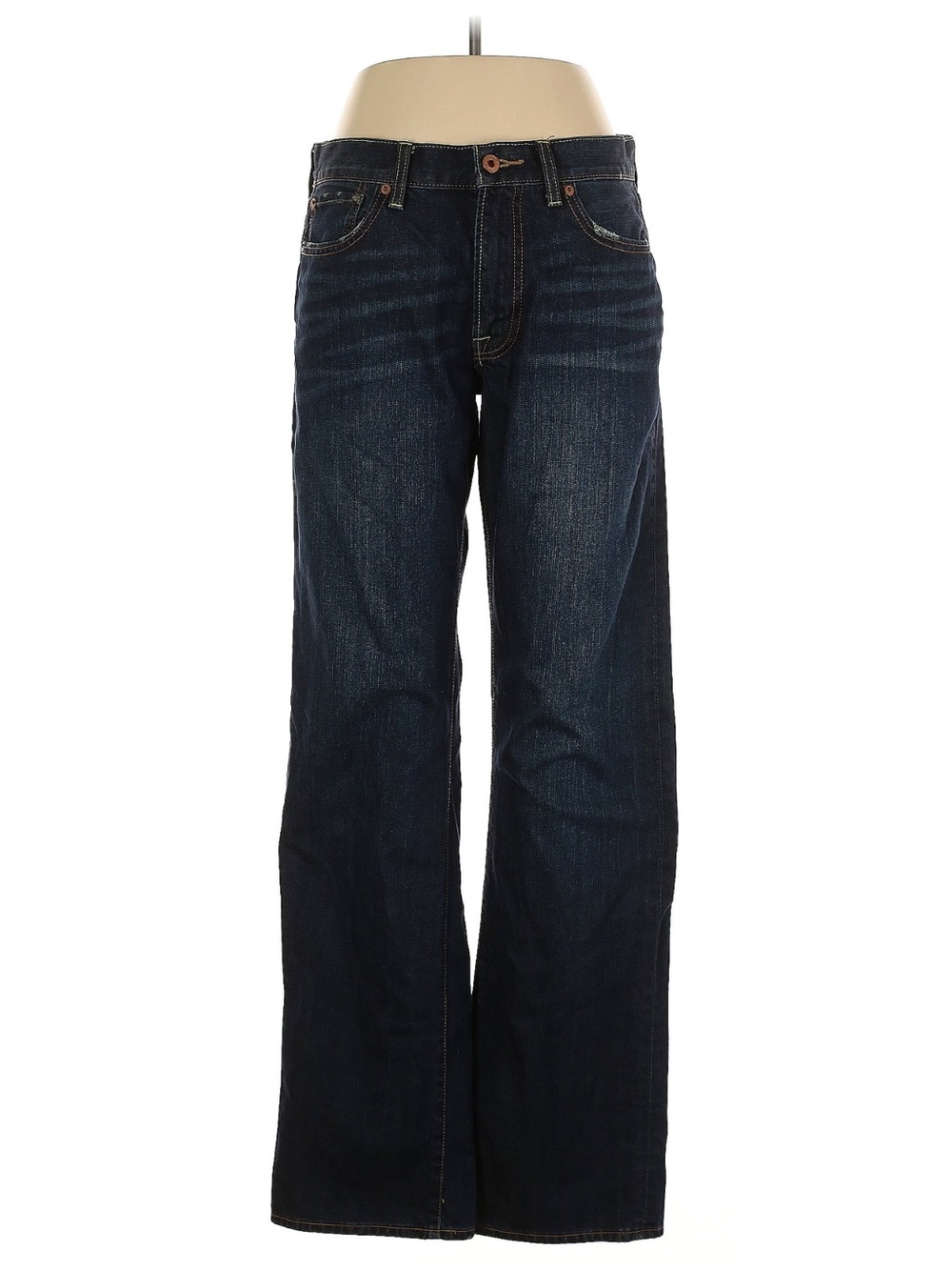 Lucky Jeans Dark Blue Straight-Leg Jeans